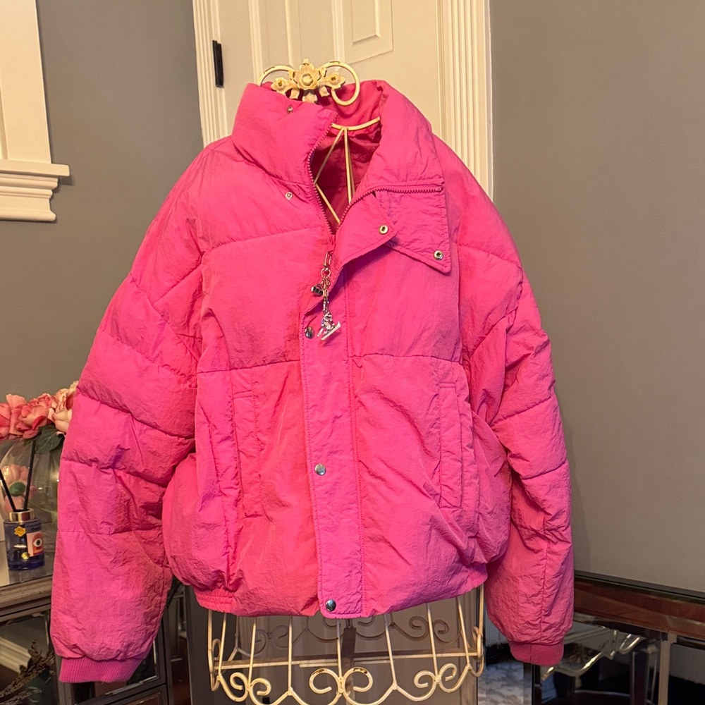 Free People Pink Ski & Snow Jacket